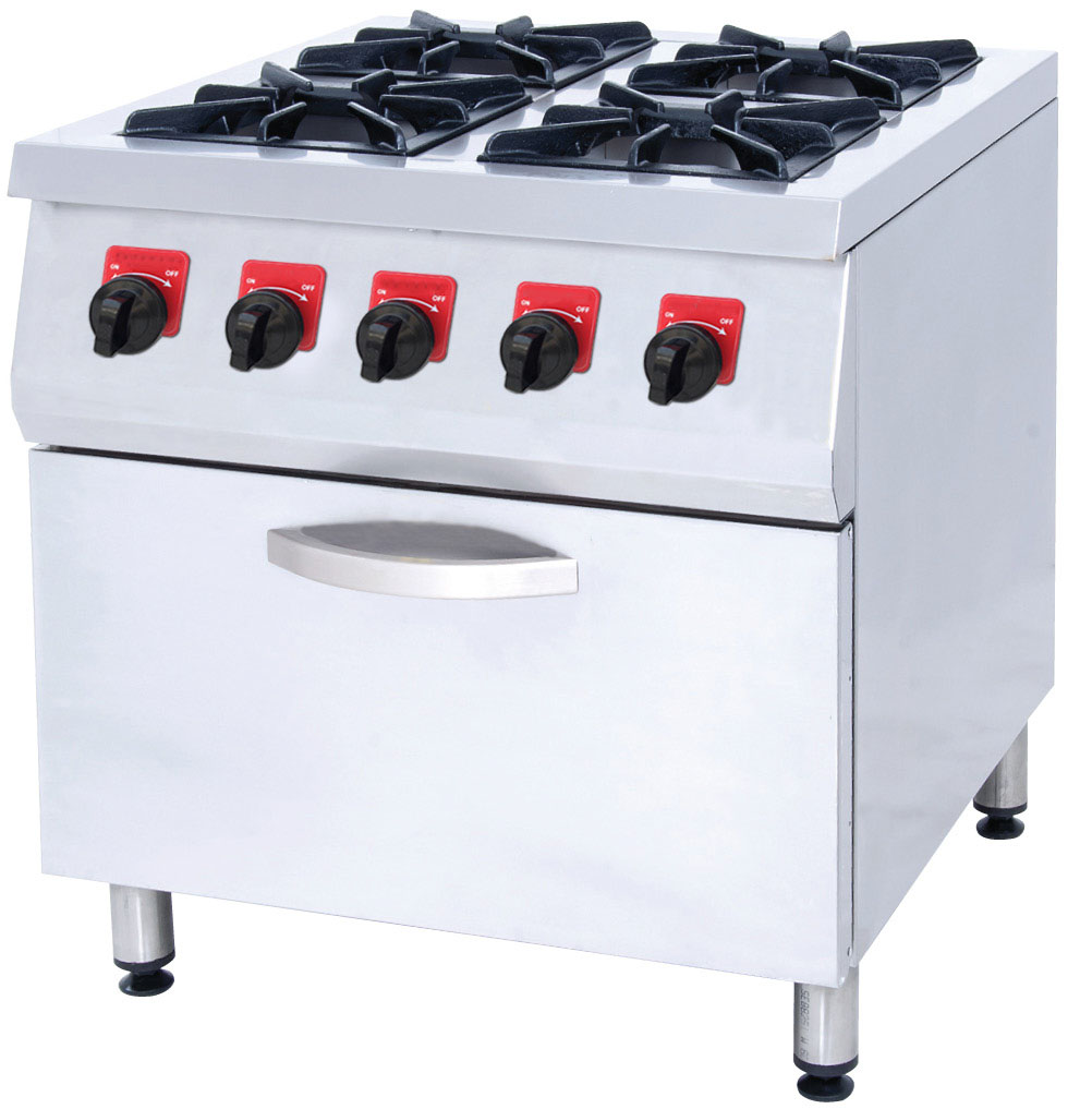 Gazlı Kuzine 4 Lü Gas Fİred Cooking Range 4 Burner