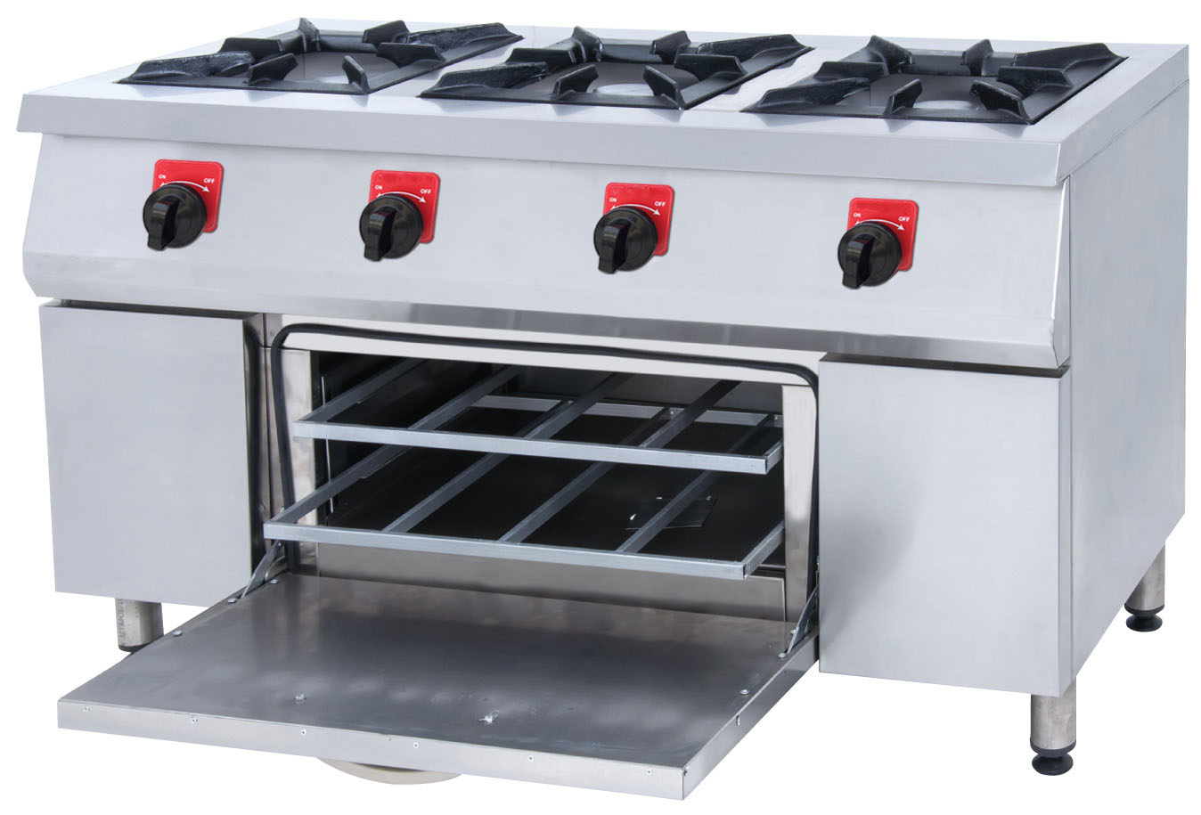 Gazlı Kuzine 3 Lü Gas Fİred Cooking Range 3 Burner