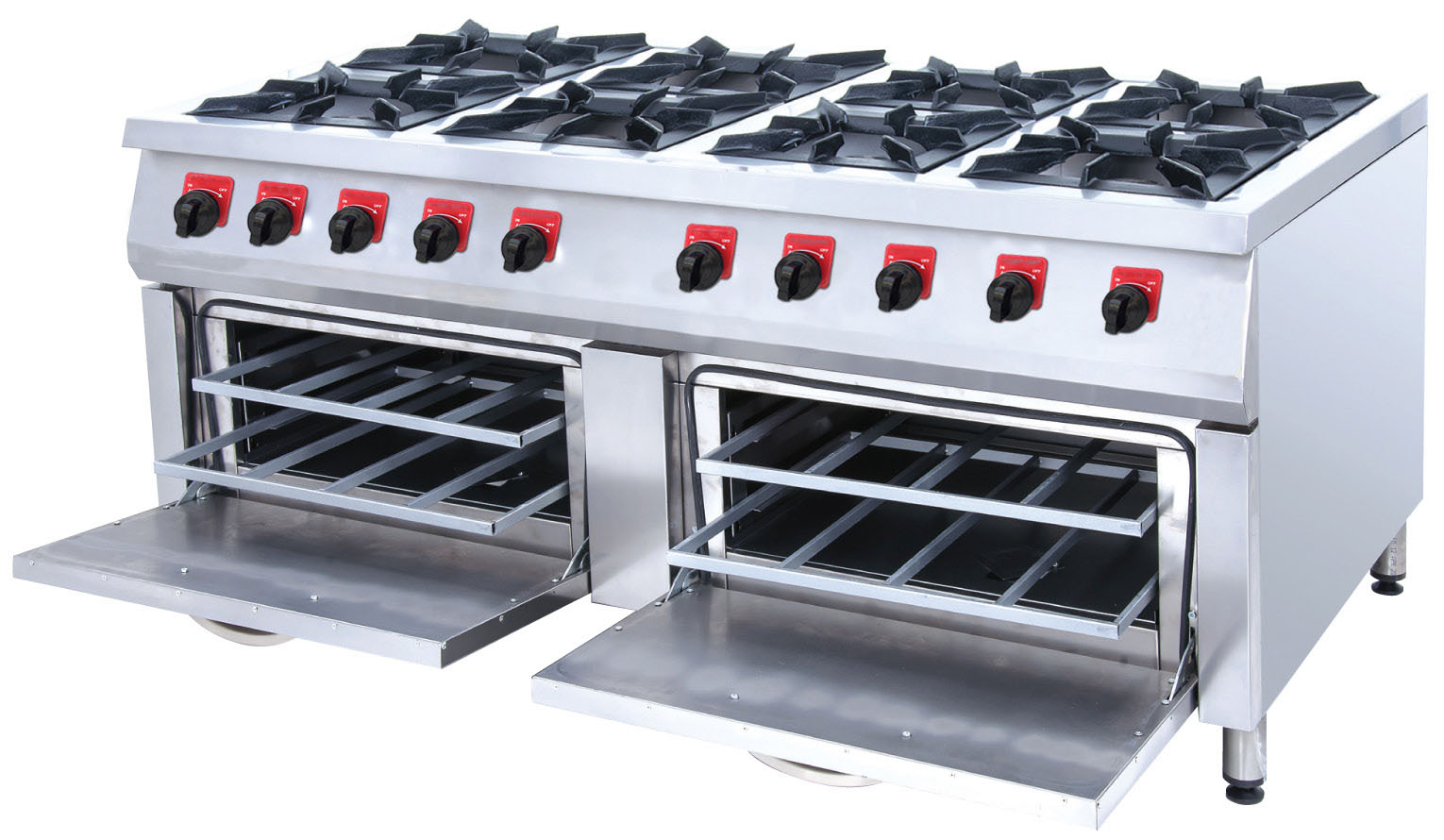 Gazlı Kuzine 8 Li Gas Fİred Cooking Range 8 Burner